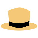 Panama straw hat-01 Icon