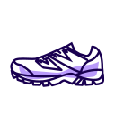 Sports hiking shoes Icon