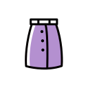 Half skirt Icon