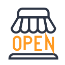 Open the mall Icon