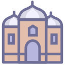 Churches, parks, castles, houses, buildings Icon