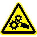 Warning mechanical injury Icon