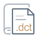 Dictionary library file Icon