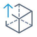 Extract 3D data Icon