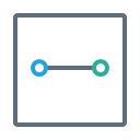 Two point shortest surface path Icon