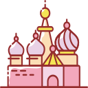Red square of Russia Icon