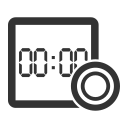 System current time backfill stamp backfill Icon