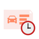 Temporary vehicle pass Icon