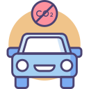 Vehicle Emission Control Icon