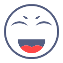 Laughing expression Icon