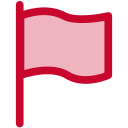 Red flag highlight Icon
