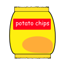Potato chips Icon Icon