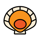 Scallop in shell -01 Icon