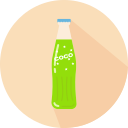 Bottled soda water Icon