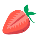 Facial strawberry Icon