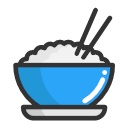Steamed rice -Rice Icon