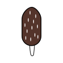 Chocolate ice cream Icon