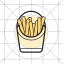 French fries Icon