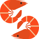 Red shrimp Icon