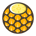 Pineapple - sweet and fresh Icon