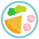Triangular bread Icon
