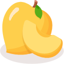 Yellow peach Icon