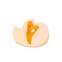 Cream Custard Bun Icon