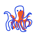 Octopus Fish Icon