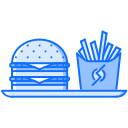 Hamburger fries Icon
