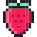 Pixel_ strawberry Icon