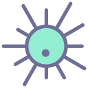 Influenza, new crown, virus Icon