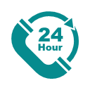 24-hour telephone Icon