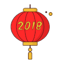 Round lanterns Icon
