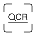 Scan character recognition OCR Icon