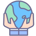 Sharing, earth, network Icon