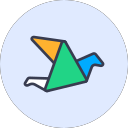 Paper crane Icon