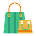 Surface shopping bag mall Icon