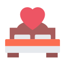 Heart bed Icon