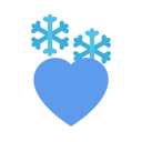 Heart ice Icon