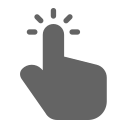 finger, touch, fingerprint Icon