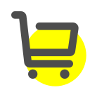 Linear icon - 48px - 21 shopping cart - n Icon