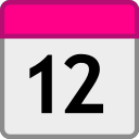 Calendar, schedule, plan, itinerary Icon