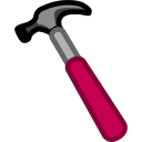 Hammer, repair tool Icon