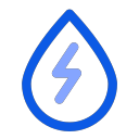 water and electricity Icon