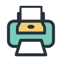 Color block - Fax Icon