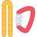 rope carabiner Icon
