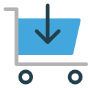 shopping-color_cart-modern-in Icon