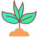 green leaf Icon