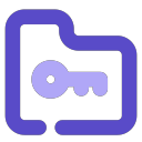 Folder encryption and security Icon