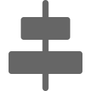 Vertical center alignment Icon